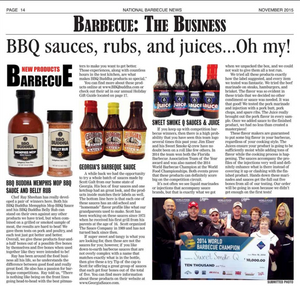 BBQ Buddha featured in Barbecue News Magazine