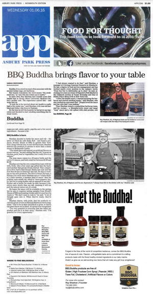 BBQ Buddha featured in Asbery Park Press